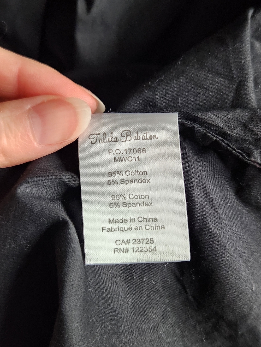 Aritzia Black Ruffle Blouse - Picture 6 of 6
